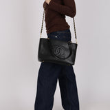 Chanel 2007 Black Caviar Timeless Tote BGHW