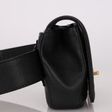 Chanel 2019 Navy Caviar Captain Gold Bar Belt Bag