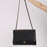 Chanel 2011 Caviar Maxi Classic Single Flap GHW