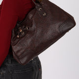 Gucci Chocolate Guccissima Leather Large Princy Tote