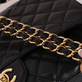 Chanel 2011 Caviar Maxi Classic Single Flap GHW