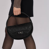 Rare Chanel 2013 Runway Lambskin Small Hula Hoop Bag