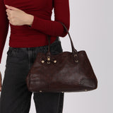 Gucci Chocolate Guccissima Leather Large Princy Tote