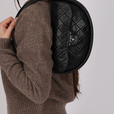 Rare Chanel 2013 Runway Lambskin Small Hula Hoop Bag