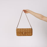 Chanel 2000 Beige Pony Hair COCO East West Flap BGHW