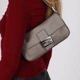 Fendi Metallic Selleria Baguette
