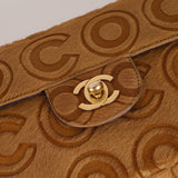 Chanel 2000 Beige Pony Hair COCO East West Flap BGHW