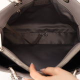 Chanel 2013 Grey Caviar Grand Shopping Tote