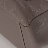 Chanel 2013 Grey Caviar Grand Shopping Tote