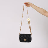 Chanel 2020 Lambskin Coin Bijoux Small Chain Flap