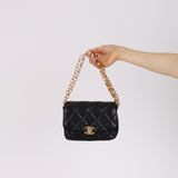 Chanel 2020 Lambskin Coin Bijoux Small Chain Flap