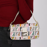Ultra-Rare Fendi 1998 Multicolor 'Pop' Zucca Baguette