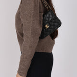 Rare Chanel 2005 Caviar Mini Square Flap Bag 24K GP