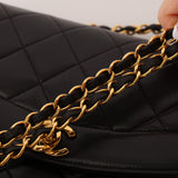 Chanel 1995 Lambskin Small Diana Flap 24K GP