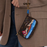 Limited Edition Louis Vuitton 2019 Christmas Vivienne Mini Monogram Pochette