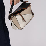 Loewe Multicolor Leather Small Braided Puzzle Bag