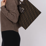 Fendi Zucca Baguette Tote