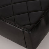 Rare Chanel 1996 Lambskin Double Turnlock Shoulder Bag 24K GP