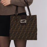 Fendi Zucca Baguette Tote