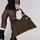 Fendi Devil Large Trapezio Tote