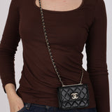 Chanel Lambskin Trendy CC Cardholder on Chain