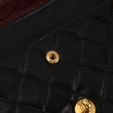 Chanel 1991 Lambskin Medium Classic Double Flap 24K GP