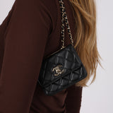 Chanel Lambskin Trendy CC Cardholder on Chain