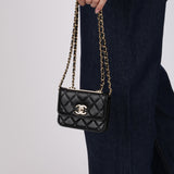 Chanel Lambskin Trendy CC Cardholder on Chain