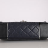Chanel 2015 Bicolor Lambskin Paris-Salzburg Jumbo Tyrolean Flap