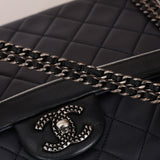 Chanel 2015 Bicolor Lambskin Paris-Salzburg Jumbo Tyrolean Flap