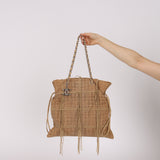 Chanel 2011 Beige Suede Saint-Tropez Fringe Tote