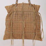 Chanel 2011 Beige Suede Saint-Tropez Fringe Tote