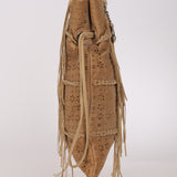 Chanel 2011 Beige Suede Saint-Tropez Fringe Tote