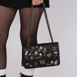 Chanel 2012 Crinkled Calfskin 2.55 Lucky Charms Reissue Single Flap 225