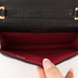 Chanel 2022 Caviar Twist Your Buttons Cardholder on Chain