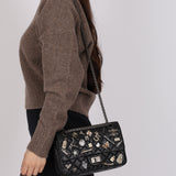 Chanel 2012 Crinkled Calfskin 2.55 Lucky Charms Reissue Single Flap 225