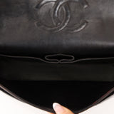Chanel 2012 Patent Medium Classic Double Flap Matte SHW