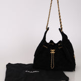 Chanel 2025 Black Small Suede 25 AGHW