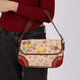 Limited Edition Loewe 160th Anniversary Pins and Bauble Canvas Baguette