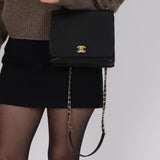 Chanel 2019 Lambskin Double Pocket Bag