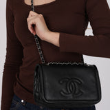 Chanel 2011 Caviar Timeless Medium Full Flap Bag