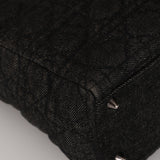 Christian Dior 2000 Denim Cannage Medium Lady Dior