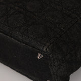 Christian Dior 2000 Denim Cannage Medium Lady Dior