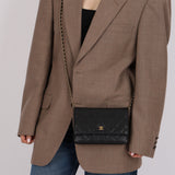 Chanel 2016 Caviar Wallet on Chain