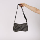 Christian Dior 2004 Navy Diorissimo Charm Messenger Bag