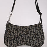 Christian Dior 2004 Navy Diorissimo Charm Messenger Bag