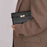 Hermès 2011 Chevre Mysore Kelly Long Wallet