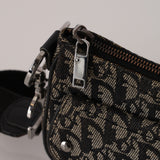 Christian Dior 2004 Navy Diorissimo Charm Messenger Bag