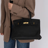 Hermes 2003 Noir Togo Birkin 35 Retourne GHW