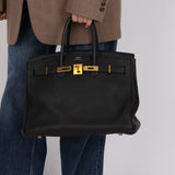 Hermes 2003 Noir Togo Birkin 35 Retourne GHW